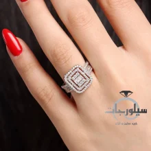 انگشتر نقره زنانه کد RG01005