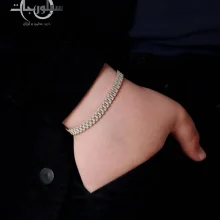 دستبند نقره مردانه کد BR01036