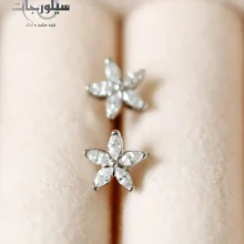 گوشواره نقره میخی کد ER01010