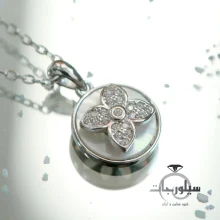 گردن آویز نقره زنانه کد NK01077