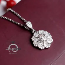 گردن آویز نقره زنانه کد NK01039