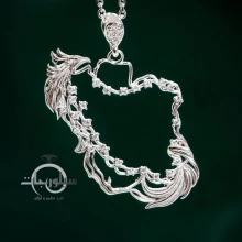 گردنبند نقره زنانه کد NK01035