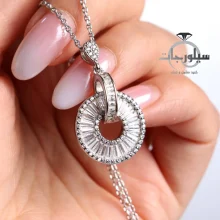 گردن آویز نقره زنانه کد NK01072