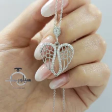 گردن آویز نقره زنانه کد NK01027