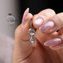 گردن آویز نقره کد NK01014