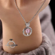 گردن آویز نقره زنانه کد NK01008
