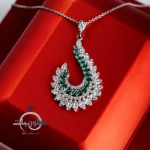 گردن آویز نقره زنانه کد NK01007