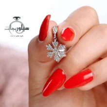 گردن آویز نقره زنانه کد NK01001