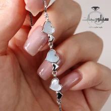 دستبند نقره زنانه کد BR01038