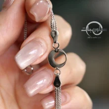 دستبند نقره زنانه کد BR01051