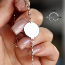 دستبند نقره زنانه کد BR01055
