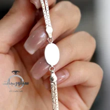 دستبند نقره زنانه کد BR01054