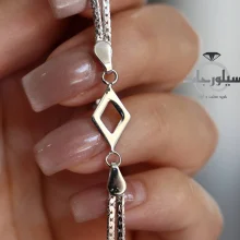 دستبند نقره زنانه کد BR01058