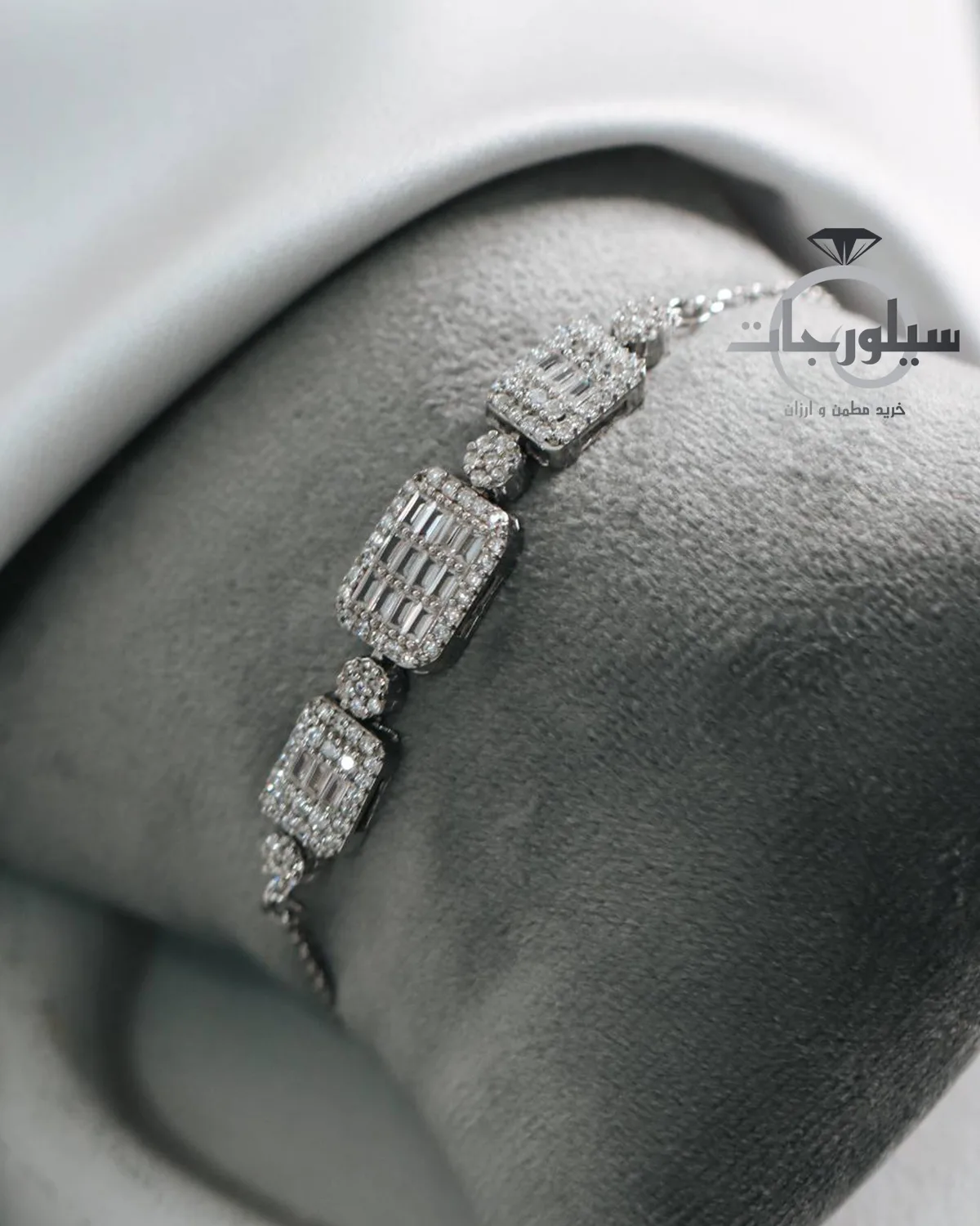 دستبند نقره زنانه کد BR01012 