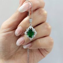 گردنبند نقره زنانه کد NK01019