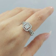 انگشتر نقره زنانه کد RG01018