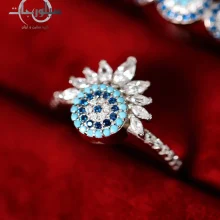 انگشتر نقره زنانه کد RG01119