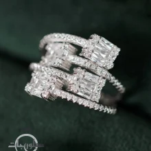 انگشتر نقره زنانه کد RG01124