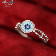 انگشتر نقره زنانه کد RG01129