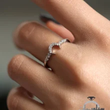 انگشتر نقره زنانه کد RG01186