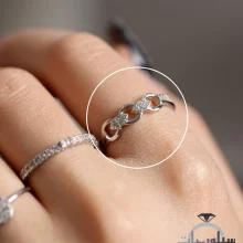 انگشتر نقره زنانه کد RG01188