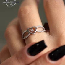 انگشتر نقره زنانه کد RG01191