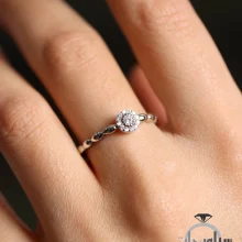 انگشتر نقره زنانه کد RG01193