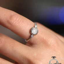 انگشتر نقره زنانه کد RG01195
