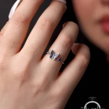 انگشتر نقره زنانه کد RG01220