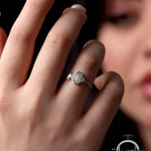 انگشتر نقره زنانه کد RG01222