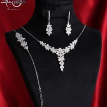 ست نقره زنانه کد WS01012