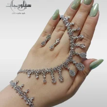 ست نقره زنانه کد WS01050