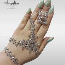 ست نقره زنانه کد WS01052