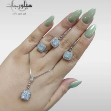 ست نقره زنانه کد WS01053