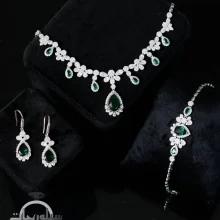 ست نقره زنانه کد WS01063