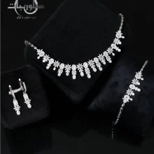 ست نقره زنانه کد WS01066