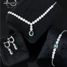 ست نقره زنانه کد WS01068
