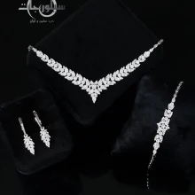 ست نقره زنانه کد WS01074