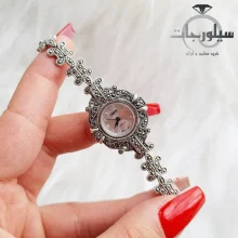 ساعت نقره زنانه کد WT01001