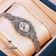 ساعت نقره زنانه کد WT01003
