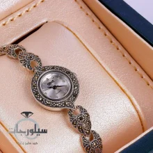 ساعت نقره زنانه کد WT01006