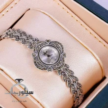 ساعت نقره زنانه کد WT01007