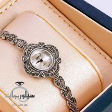 ساعت نقره زنانه کد WT01009