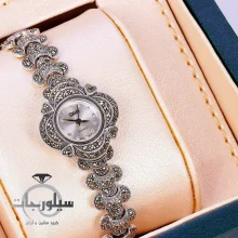 ساعت نقره زنانه کد WT01013
