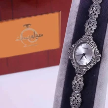 ساعت نقره زنانه کد WT01024