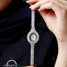 ساعت نقره زنانه کد WT01041