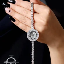 ساعت نقره زنانه کد WT01043